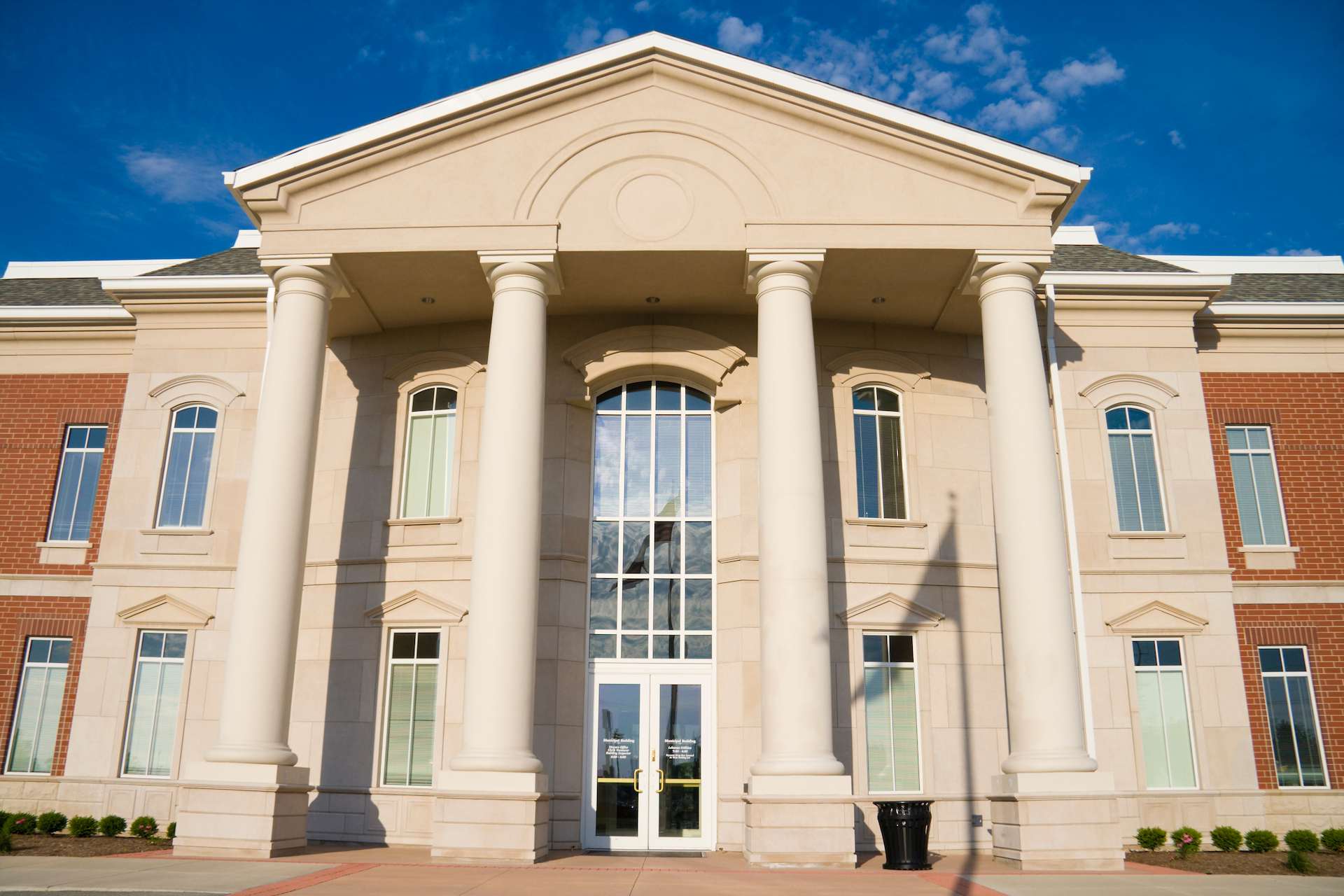 An official looking building.