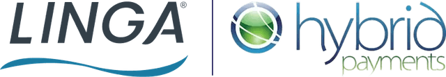 Linga and Hybrid Payments logos